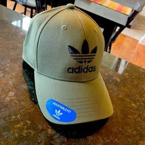 BRAND NEW! Olive Adidas hat adjustable structured fit